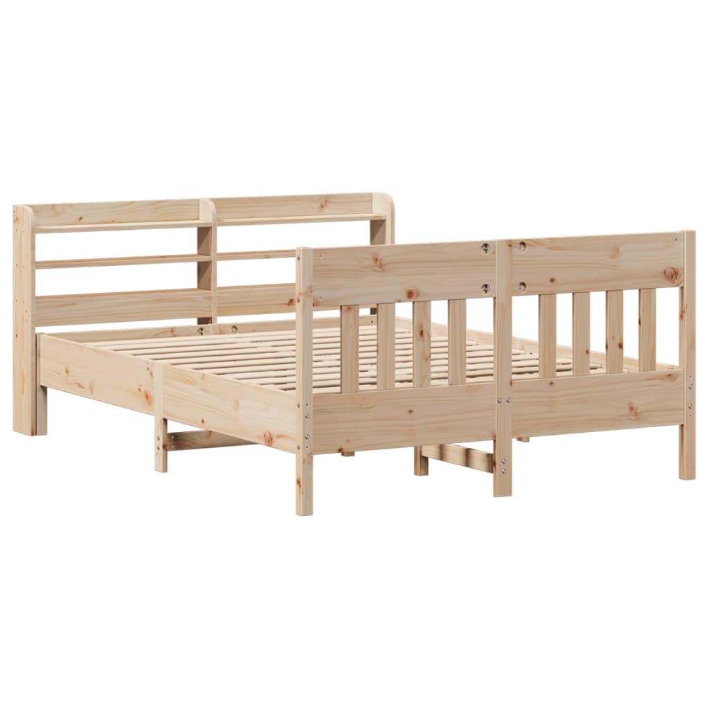 Solid Wood Bed without Mattress 160 x 200 cm Pine Wood