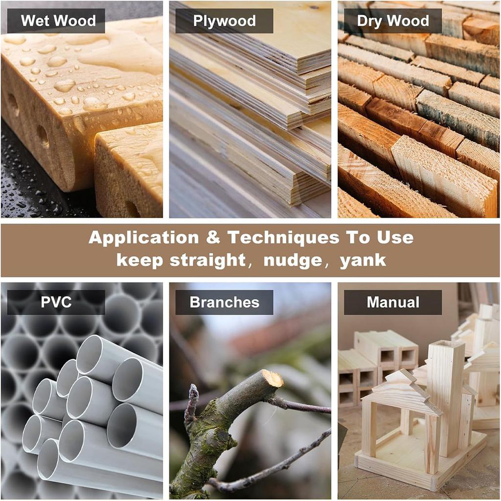 Piła Ręczne Narzędzia Stolarskie 14" Kieszonkowa Piła Składana SK5 Piła do Drewna, 13/14 TPI Piła Płatnica o Podwójnych Ostrzach Przenośna Piła Kempingowa Piła do Cięcia Równoległego