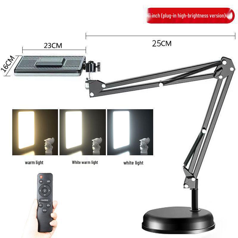 Luz LED Fotográfica Ajustável de Três Cores para Joias e Antiguidades