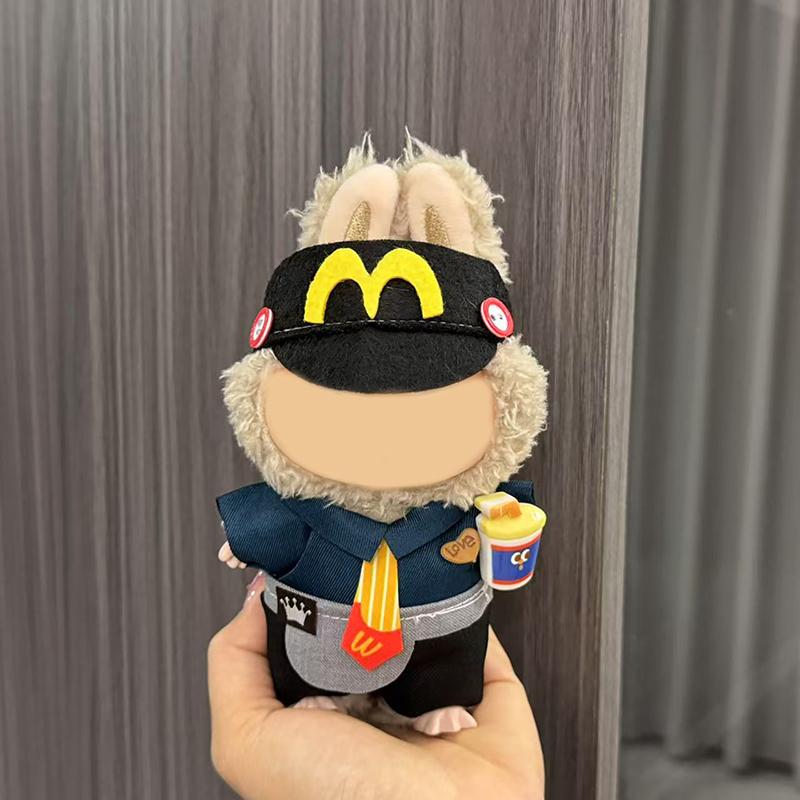 

For 17cm Labubu Doll Clothes Fashion Clothes Hoodies Doll Cloth Doll Accessories