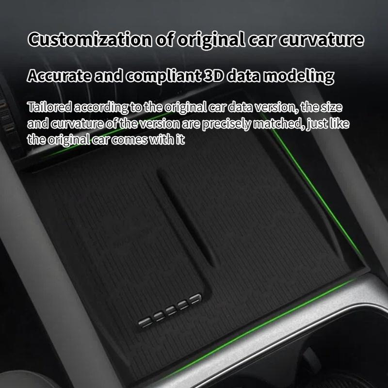 For BYD Atto 3 Evo 2025 2026 Wireless Charging Pad Car Phone Charger Anti-Slip Mat Protective Cover Auto Interior Accessories