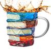 3D Painted Book Cup Vintage Drinkware Tumbler 350ml Painted Book Coffee Cup Tea Mug Water Cup For Readers Writers