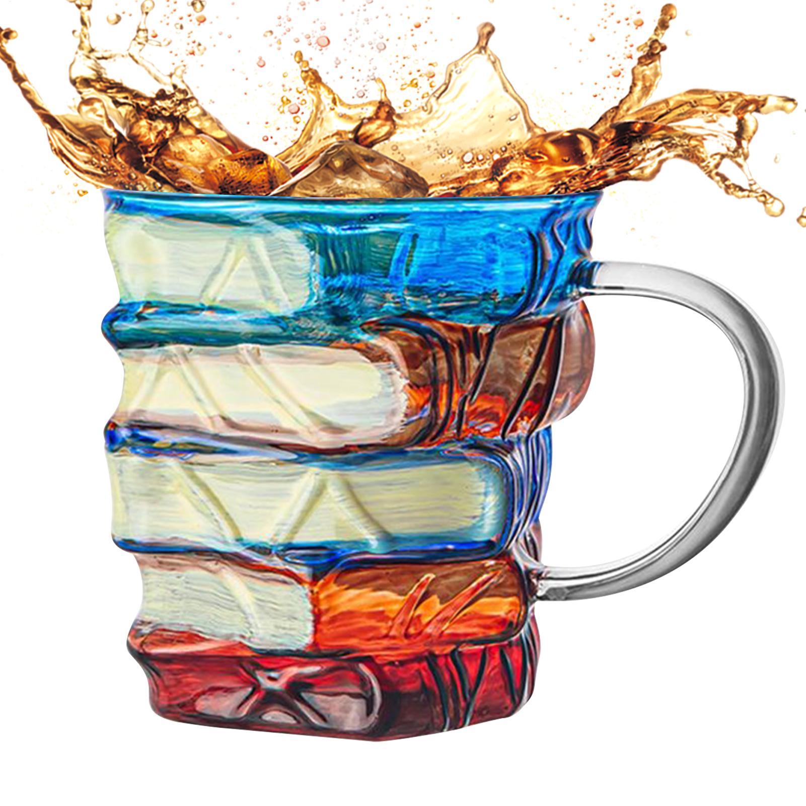 

3D Painted Book Cup Vintage Drinkware Tumbler 350ml Painted Book Coffee Cup Tea Mug Water Cup For Readers Writers 350ml