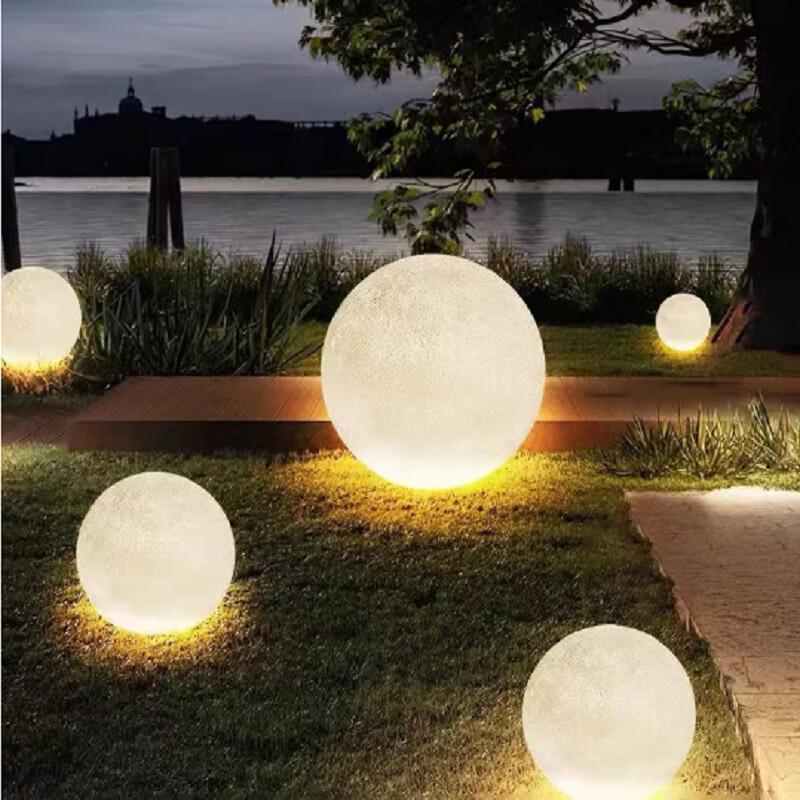 Kuàngzhì Moon Shaped Emergency Ground Light 25cm Diameter