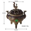 Incense Burner Furnishings Table Centerpiece Tabletop Decoration Cone Holder for Farmhouse