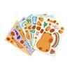 8 Pictures/set of Capybara Face Change Graffiti Stickers Personality Make A Face Cartoon Puzzle Stickers
