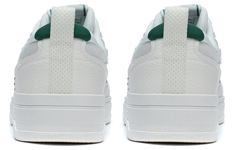 Li Ning Tianji 2.0 Abrasion Resistant Breathable Low top Skateboard Shoes Men's White Green AGCT211-1