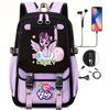 Knapsacks 3Pcs Set My Little Pony School Tote Meal Bag Pencil Pouch Female's Back To School Gift Mochila Teens Trip Bags