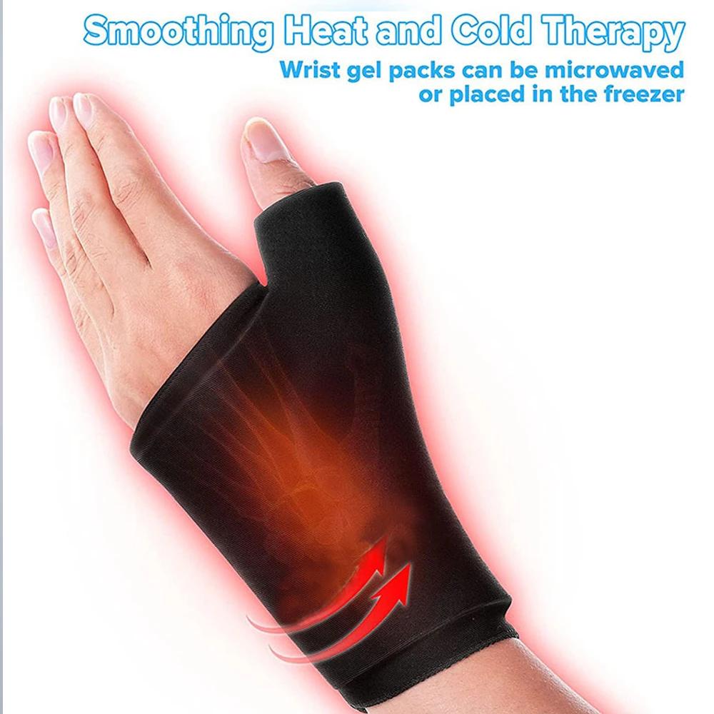 Wrist Ice Pack Wrap Gel Cold Pack Wrap for Wrist & Thumb Pain Relief Reusable Hot & Cold Therapy for Injuries Hand Care Tools