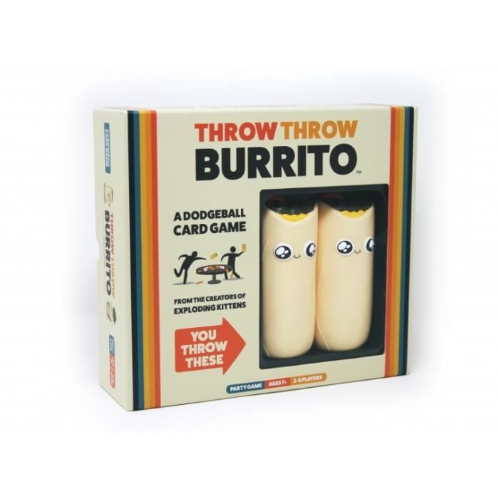 Asmodee Jeu De Cartes De Balle Au Prisonnier Throw Burrito (ENG)