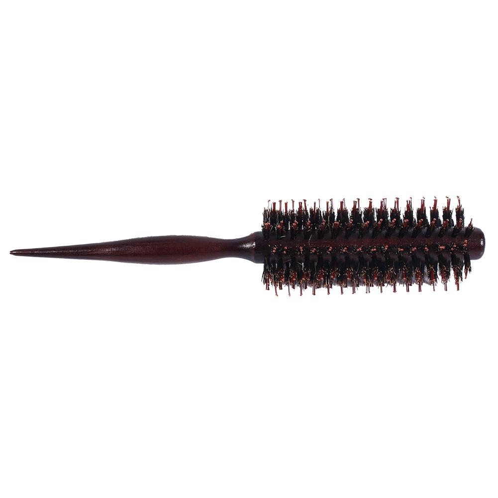 Professional Wooden Handle  Anti Static Curly Hair Comb Hairdressing Radial Round Brush