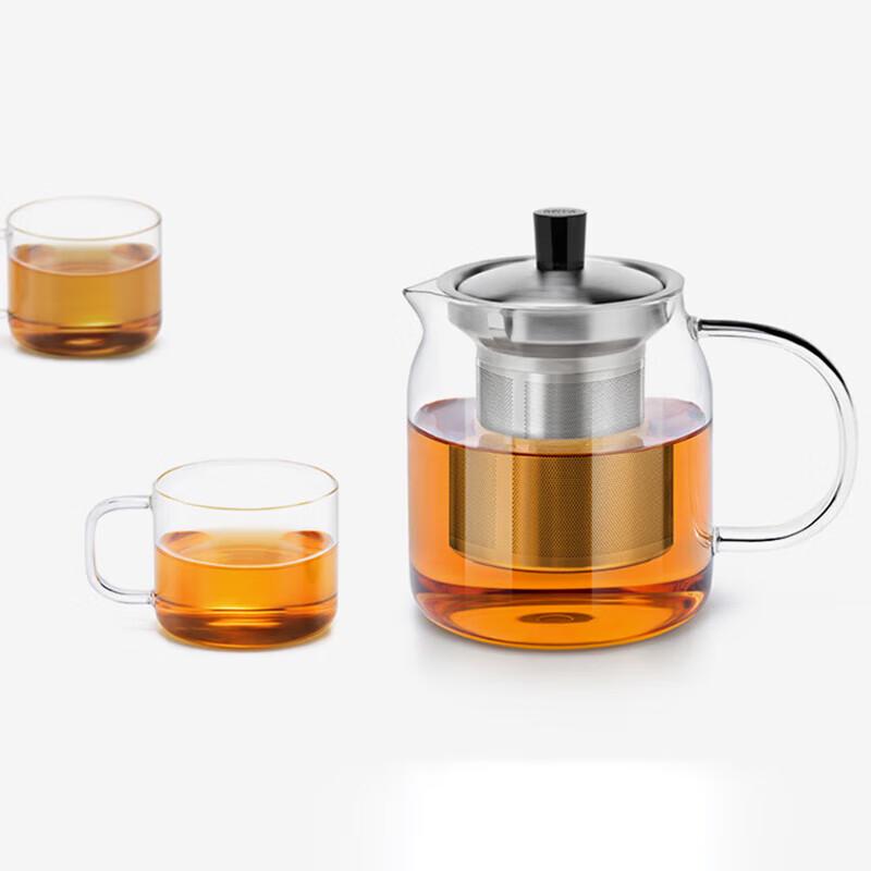 Shangming T104 Glass Tea Set with Stainless Steel Infuser