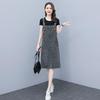 2026 Sommer Damenmode Latzhose Kleid Denim Latzhose einfarbig lässig schlankmachend