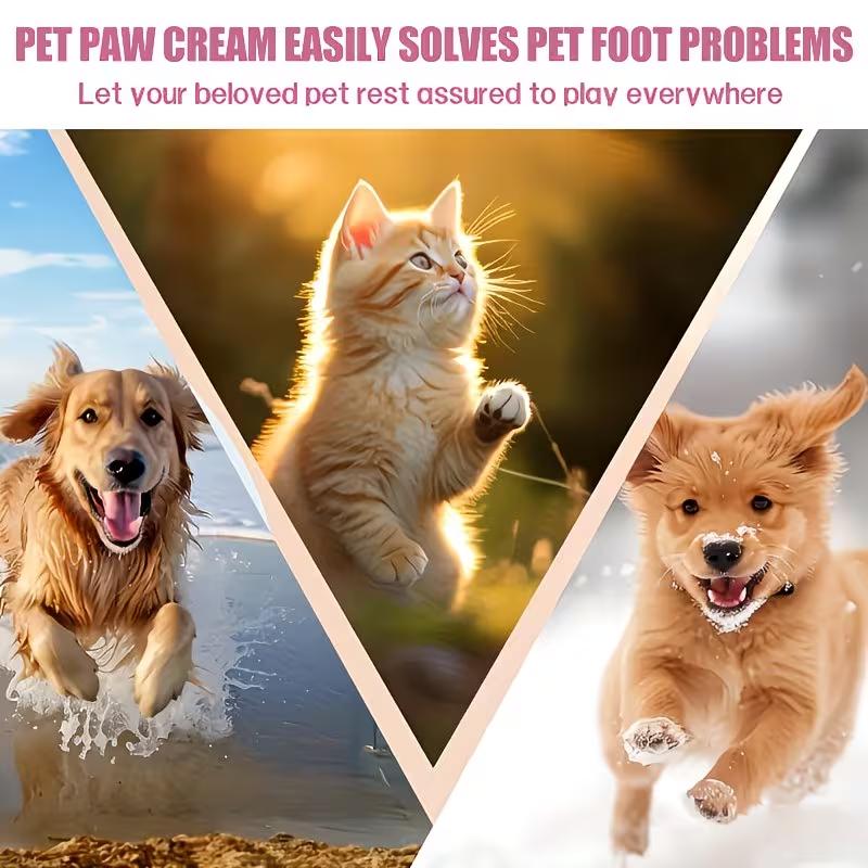 No Import Fee Pet Nose and Paw Care Balm, Contains Beeswax | Aloe Vera, Soothes Dry, Cracked Paws and Prevents Heat Stress, Perfect for Dogs,