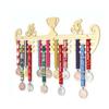 Medal Hanger Holder Display Wall Rack Frame Shelf-Medal Hanger Awards Ribbon Chee
