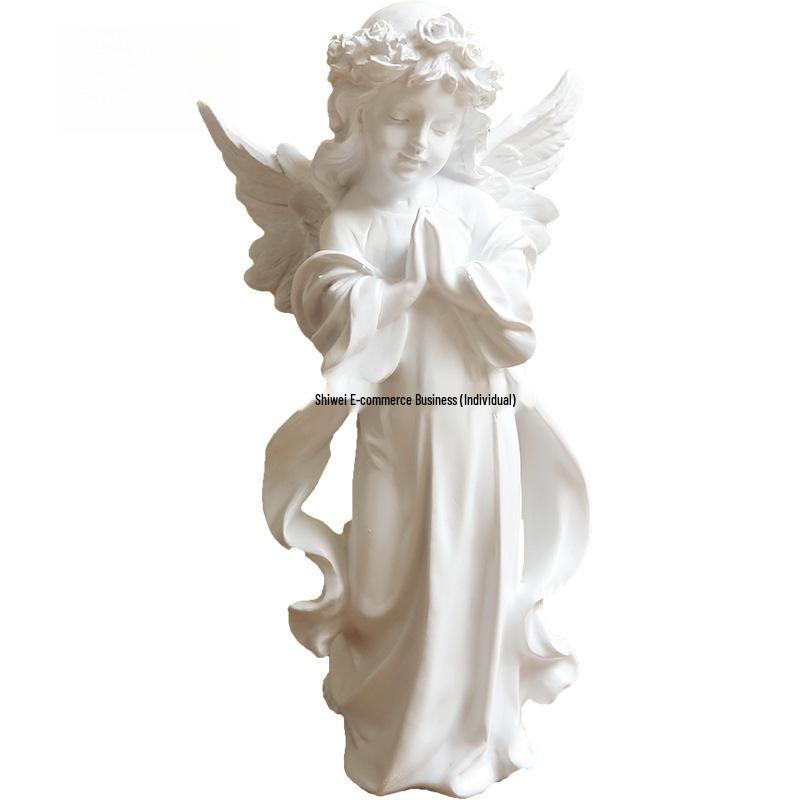 Europäische Klassische Engels Gartenkunst & Geschenk Dekoration