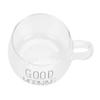 Coffee Cup Transparent Borosilicate Glass Mug with Handle for Milk Tea Cocktail Beverage
