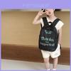 Stylish Large Capacity Korean Casual Color Block Children's Backpack For School Use
