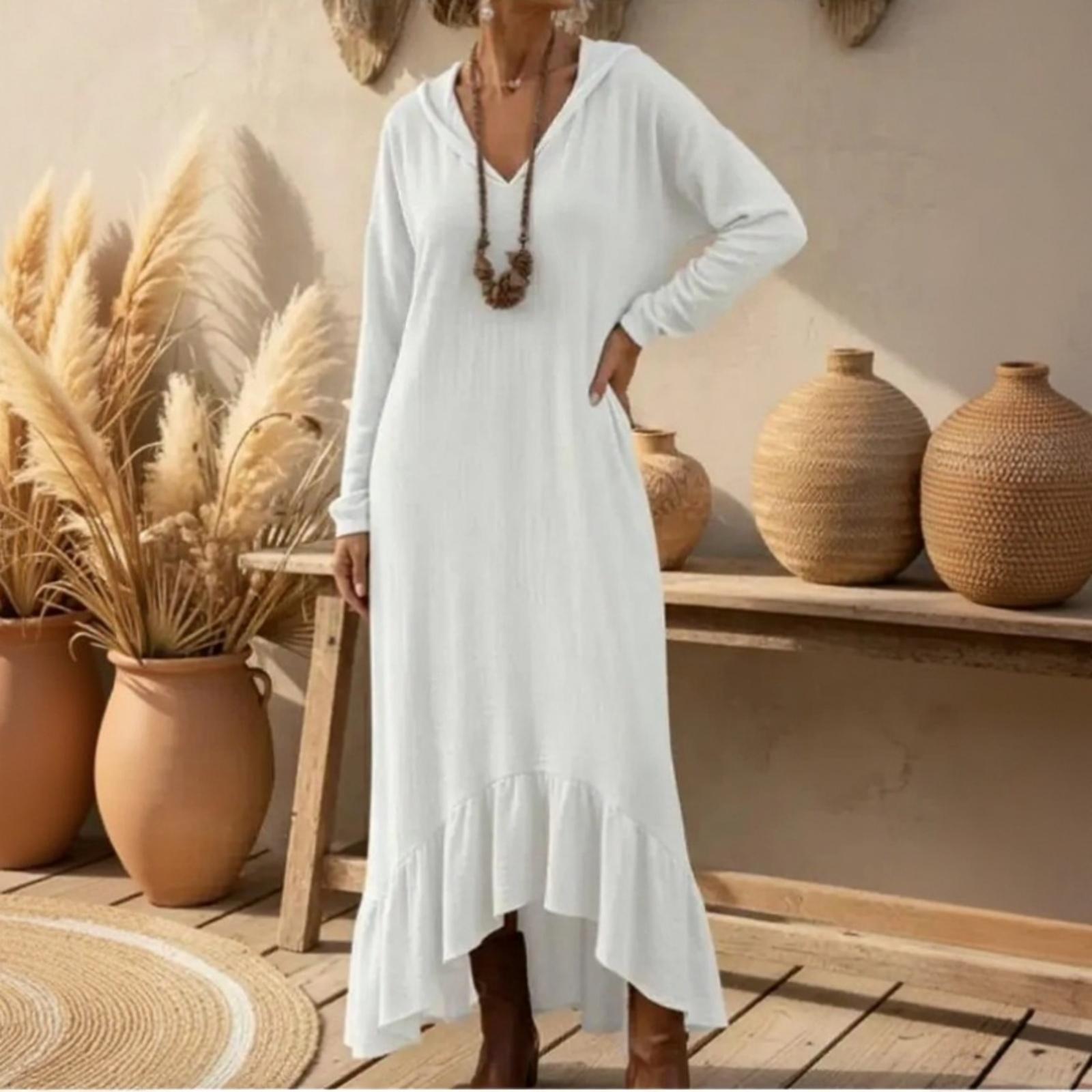 

Жіночі сукні для вечірок з круглим вирізом та довгими рукавами XL