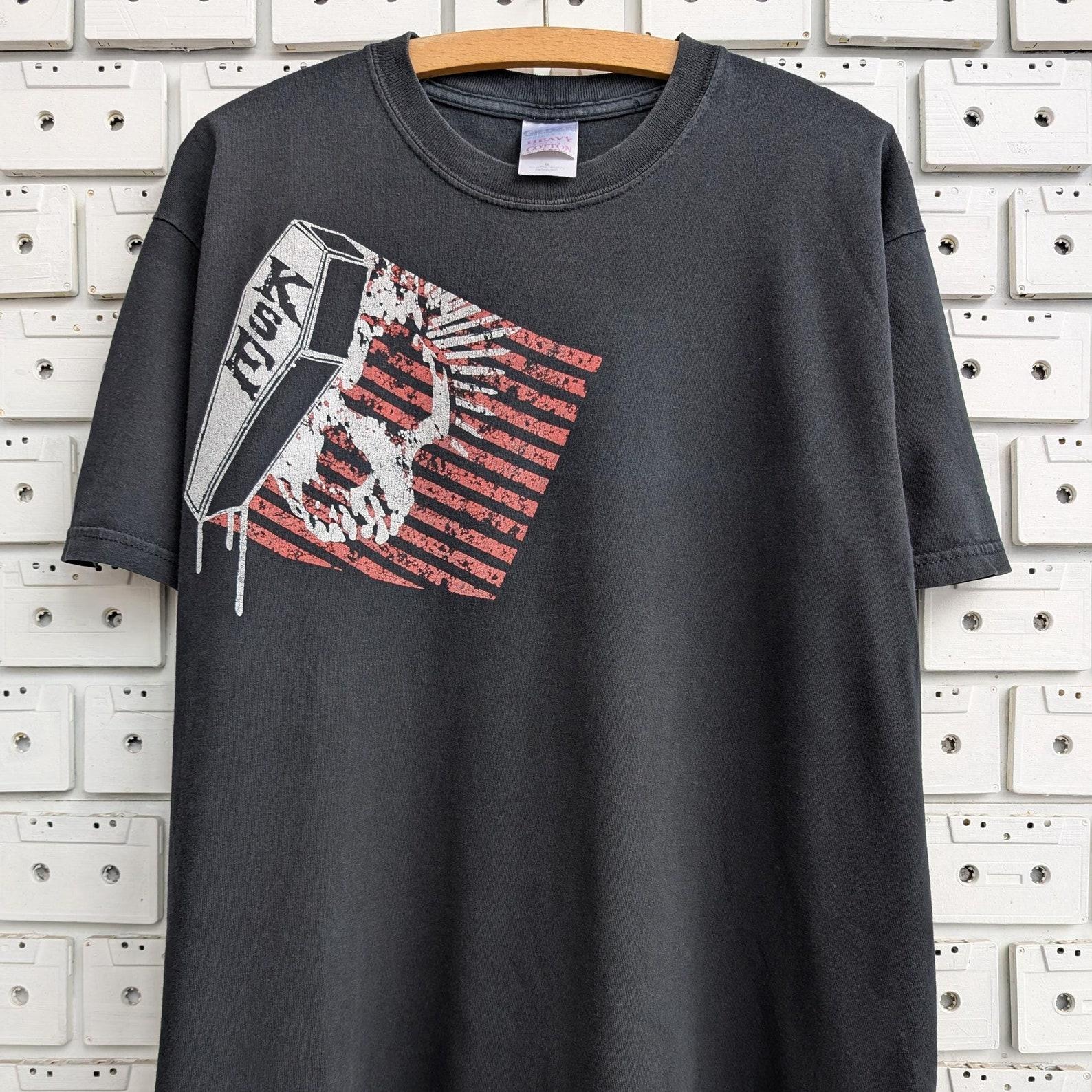 Vintage 00s Killswitch Engage T shirt Melodic Metalcore Band Merch Tee Size M L