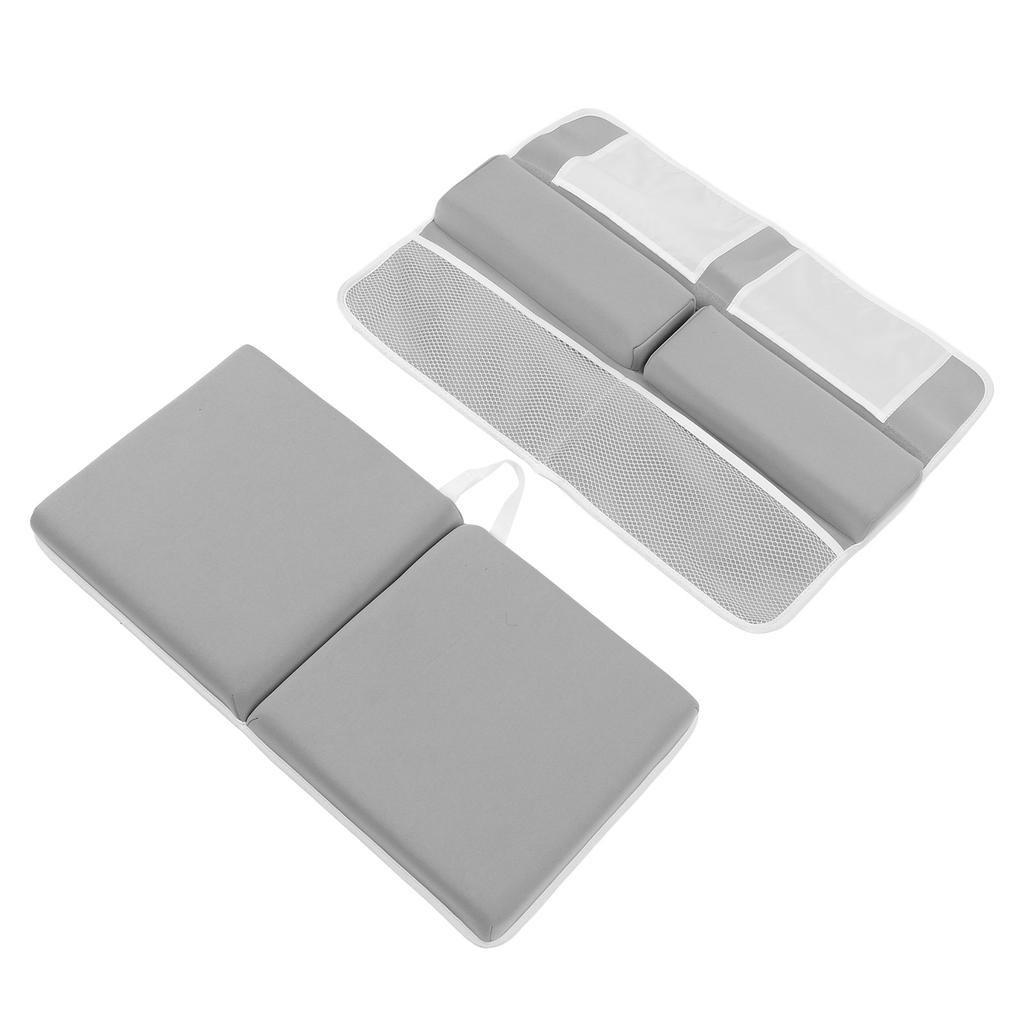 Baby Bath Kneeler Elbow Kneeling Rest Pad Non Slip Suction Quickly Drying Large Pockets Knee Cushion