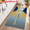 Lazio FC Custom Name Flannel Rug Kitchen Mat Non Slip Floor Carpet Personalized Home Decor