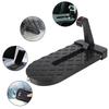 Foldable Car Door Step Pedal Auto Rooftop Luggage Ladder Hooked Auxiliary Foot Pegs Doorstep Universal Safety Hammer