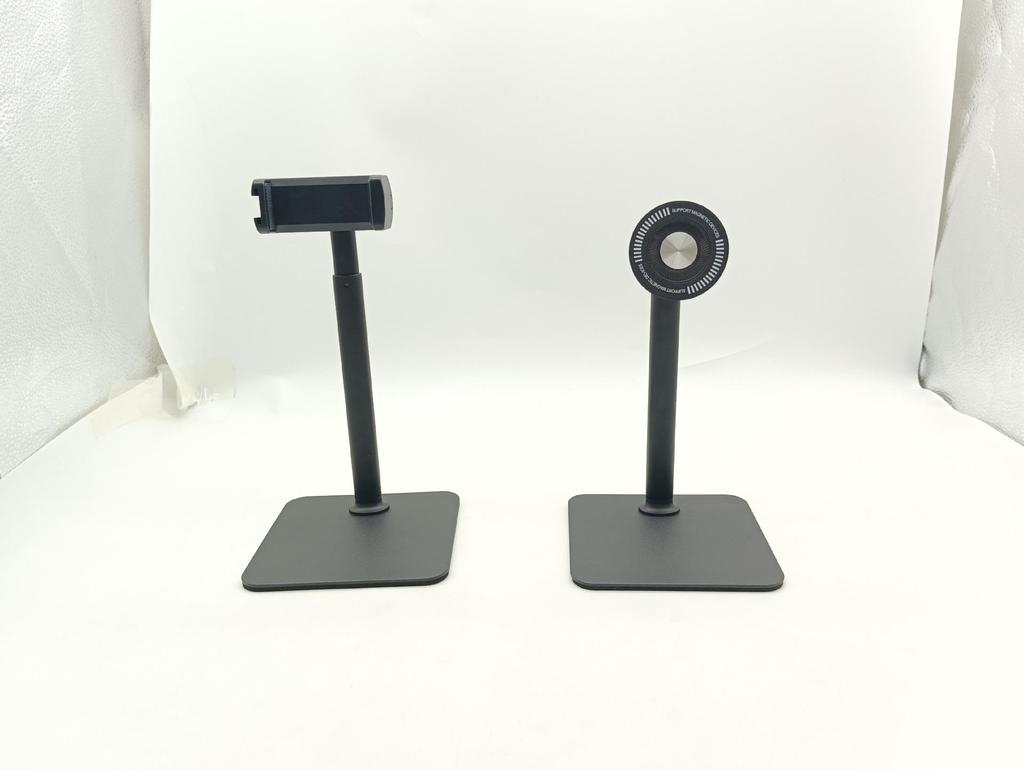 Adjustable Magnetic Metal Phone Stand for Desktop and Live Broadcasts