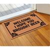 Funny Doormats Welcome! I Hope You Brought Beer - Durable Machine-Washable Indoor/Outdoor Door Mat 23.6"(L) x 15.7"(W) Inch