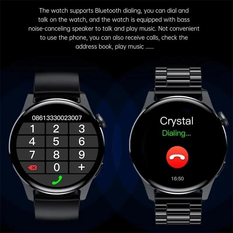 Watch 5 Pro GPS Tracking 1.52'' Smartwatch for Men 360*360 Screen NFC BT Calls Waterproof Health Monitor Men's Watch