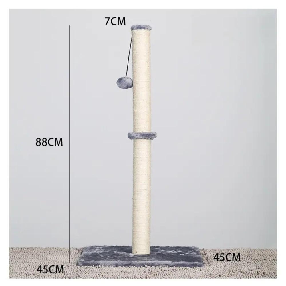Arranhador de gato com poste - construção estável 80 cm.