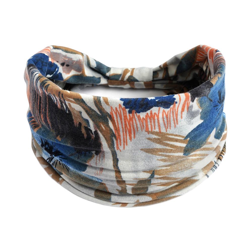 Böhmisches Yoga Stoff Stirnband: Schweißabsorbierendes, elastisches Baumwoll-Sportstirnband für Damen