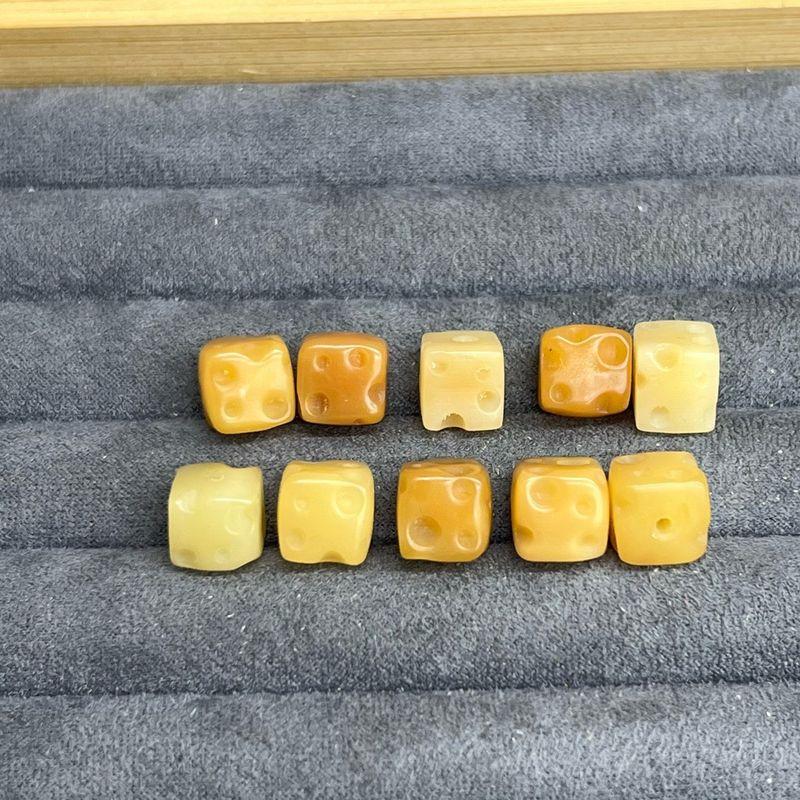 

Бодхи Резной Квадратный Сыр DIY Аксессуары Ручной Плетения Ручной Веревочный Ожерелье Кулон Поделки Четки Браслет Аксессуар Bodhi Engraved Cube Cheese
