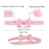 10 st Baby Pannband 2,75 tum Rosetter Hårband Hårrosett Elastiska Tillbehör för Babyflickor Nyfödda Spädbarn Småbarn
