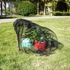 1pc Collapsible Black Mesh Tunnel - UV Protection, Bird & Insect Barrier for Backyard Farms & Greenhouses, Durable Cover for