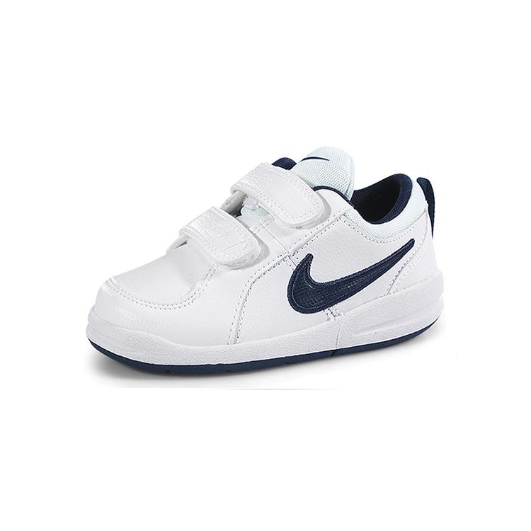 Nike Pico 4 TDC Cushioning, Wear Resistant Low top Skateboard Shoes Blue White Infant And Toddler 454501-101