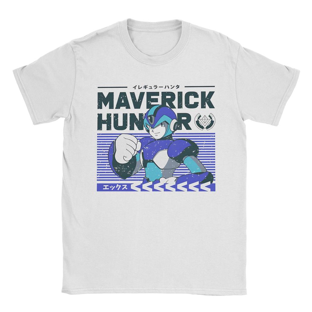 Streetwear Megaman X Zero Art T-Shirt For Men Women O-neck Short Sleeve Tops Shirts  Cotton Summer Clothing