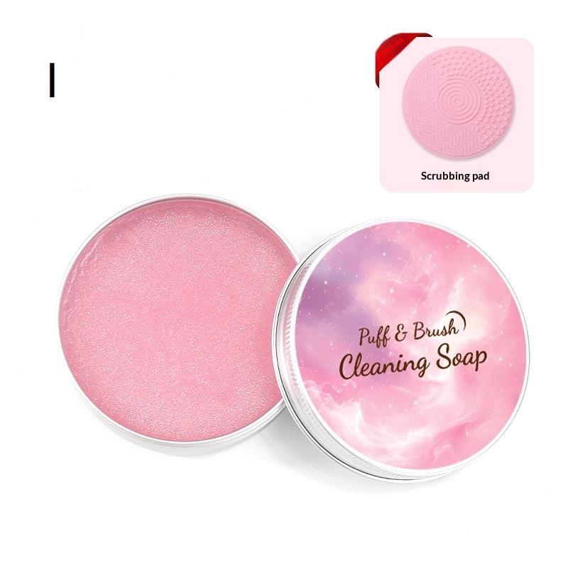 Natural Multi-Functional Makeup Brush Cleaner Soap Portable Cosmetics Washing Tool for Travel Beauty Reusable Cleaning Accessory
