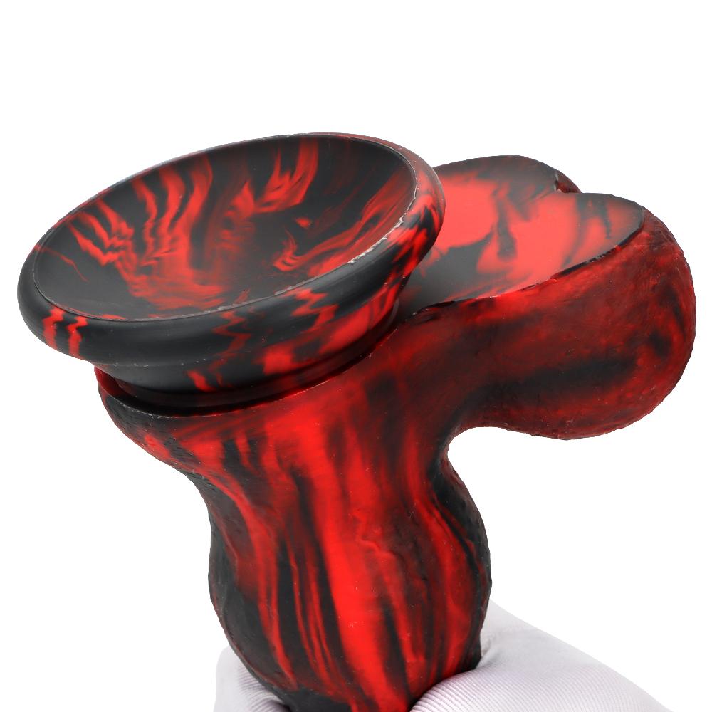 Women's New Liquid Silicone Simulation Dog Phallus Dildo Masturbation Device Rear Court Anal Plug To Expand Anal Instruments