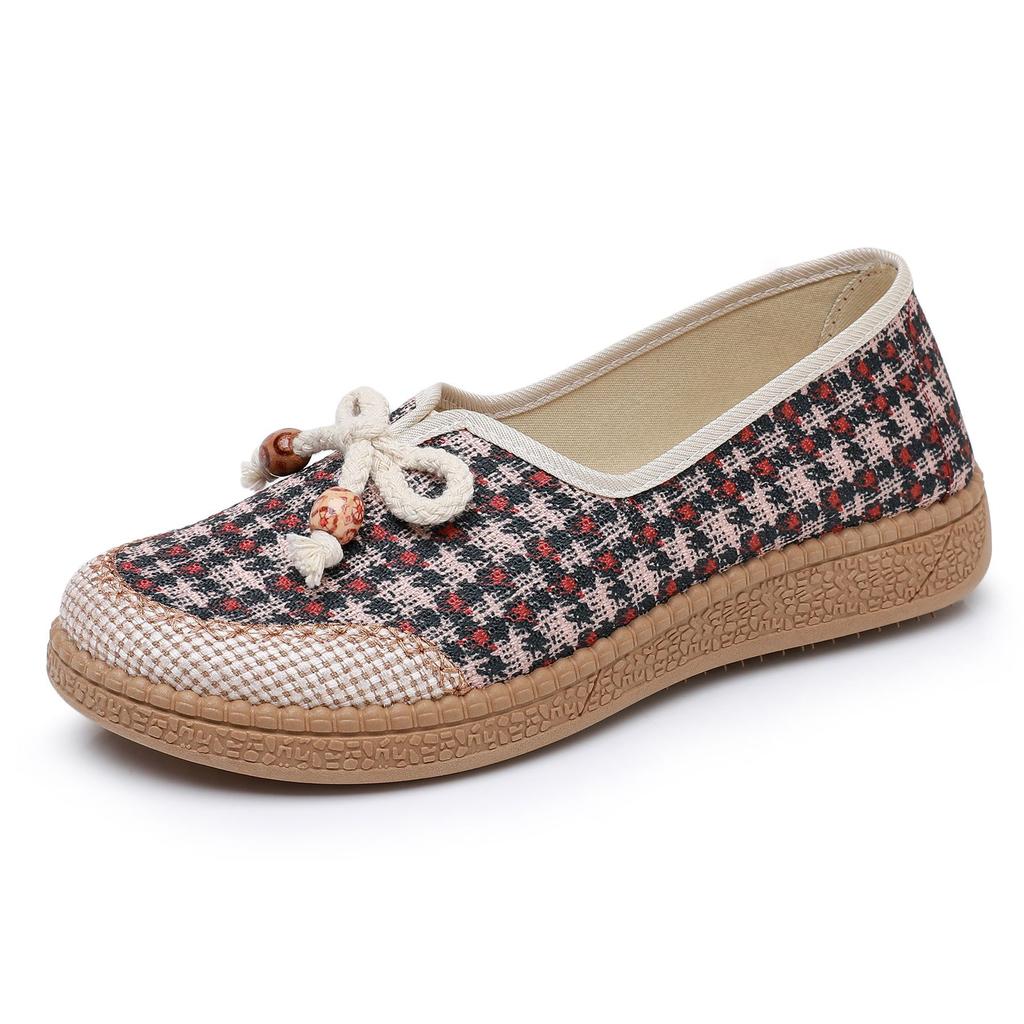 Soft Soled Anti Slip Fabric Shoes for Middle-aged and Elderly People Casual Canvas Shoes for Women