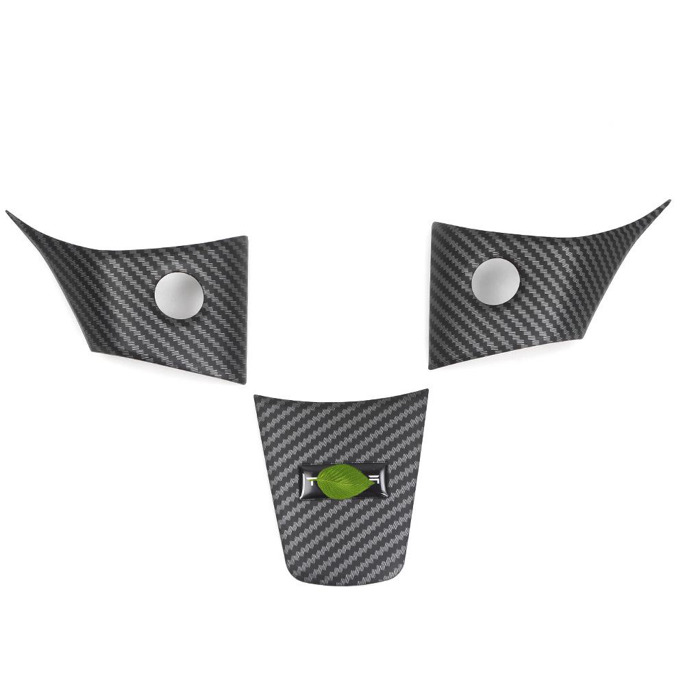 Tesla Model 3/Y Dekorationskåpa i kolfiber för ratt