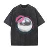 Retro Gewaschen Harry Styles Kuss Immer Disco Gelegentlich Tour 2026 T-Shirt Herren Damen Rundhals Oversized Baumwolle T-Shirt Oberteile