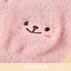 Autumn and winter new gloves thickened knitted cold-proof and warm gloves female cute cartoon smiley face riding gloves