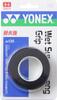 YONEX Tennis Badminton Grip Tape Wet Super Strong Grip AC135 Black & (3-pack)