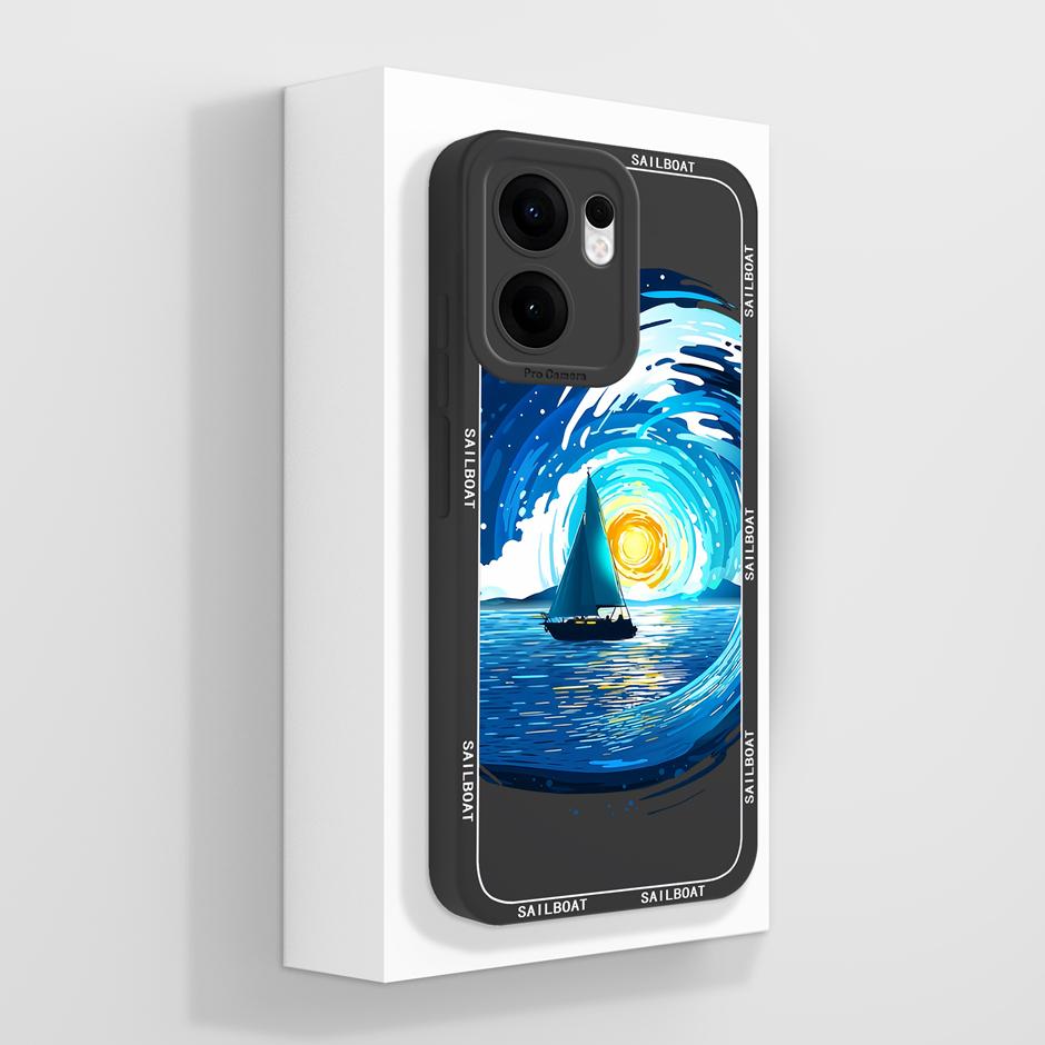 

Чохол для OPPO Reno13F 13Pro З Сердечком Кошеня Anti-drop Мінімалістичний Захисний Легкий Задня Кришка Для Reno 13 Pro 13FS Coque Reno 13