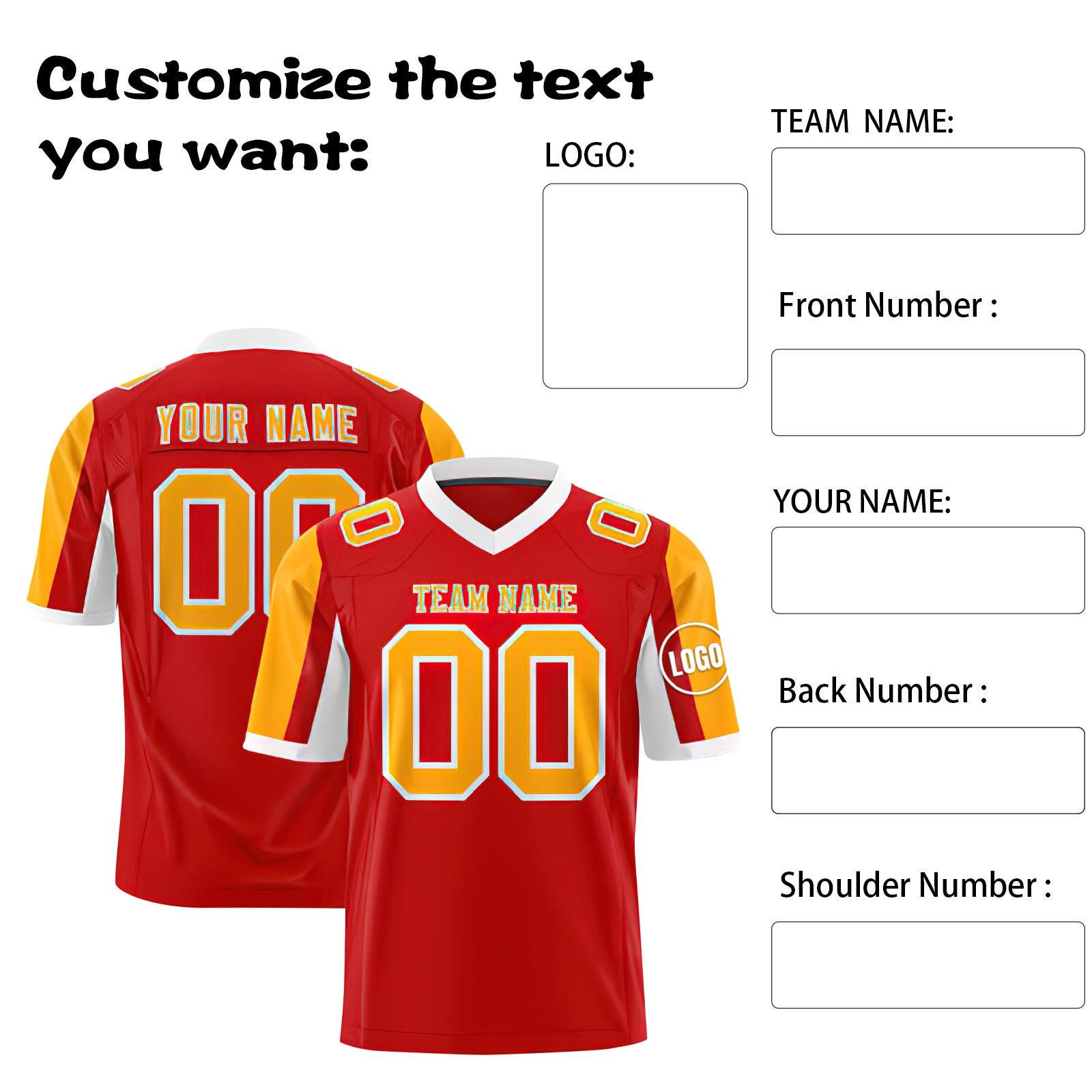 

Индивидуальные футбольные майки с персонализированным напечатанным названием и номером команды, спортивная форма для мужчин, женщин, молодежи S красный