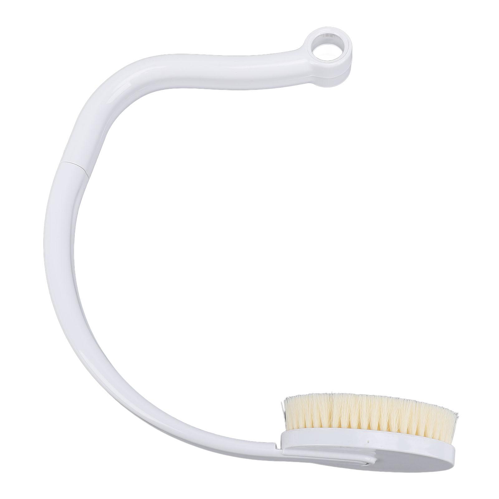 

U Shape Bath Brush Detachable Long Handle Hangable Body U Shaped Scrubber for Limited Arm Movement Disabled