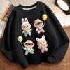 Loose Round-neck Hoodies for Children, Long-sleeved and Cute Round-neck Coats for Boys and Girls In Spring, Autumn and Winter