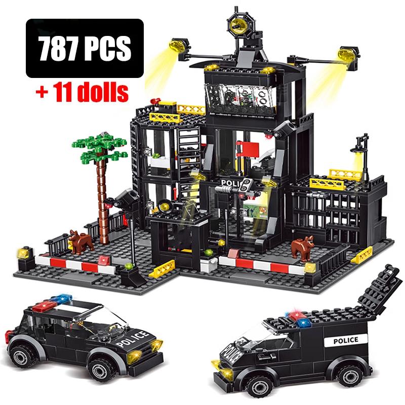 High-Quality 60141 High-Quality Police Space facility Army style High-Quality Building High-Quality Blocks Urban area Construction set Collection