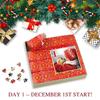 Christmas Advent Christmas 24 grid calendar puzzle, Christmas handmade DIY Calendar, Christmas Creative Countdown Calendar